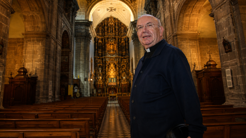 Consternación en Oviedo por la muerte del párroco de San Isidoro el Real, José Luis Alonso Tuñón